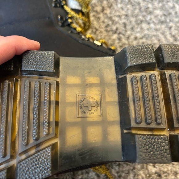 Dr. Martens Comb Faux Fur Combat Boot, Size 6 - Picture 8 of 10